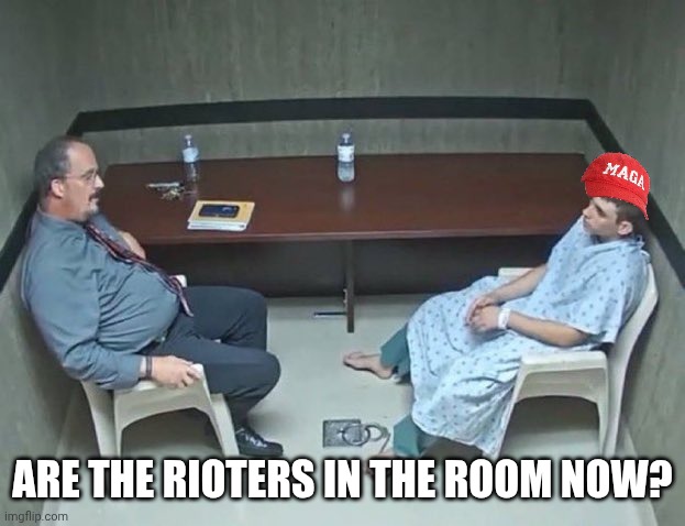 Are they in the room with us right now? | ARE THE RIOTERS IN THE ROOM NOW? | image tagged in are they in the room with us right now | made w/ Imgflip meme maker