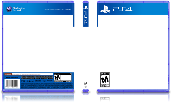 High Quality ps4 game case Blank Meme Template