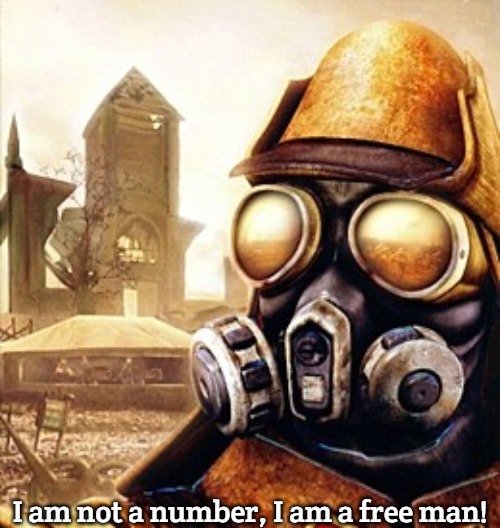 Slavic Iron Storm | I am not a number, I am a free man! | image tagged in slavic iron storm,slavic lives matter | made w/ Imgflip meme maker