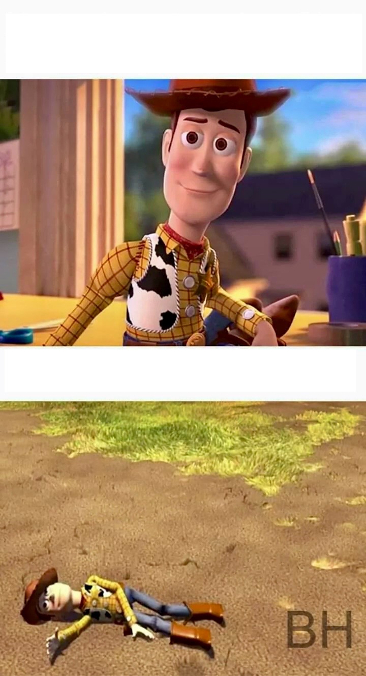 Woody Defeated Blank Meme Template