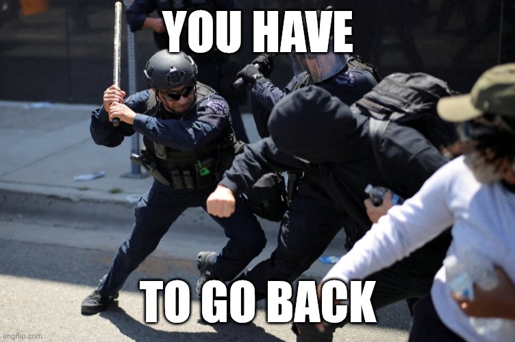 YOU HAVE; TO GO BACK | made w/ Imgflip meme maker