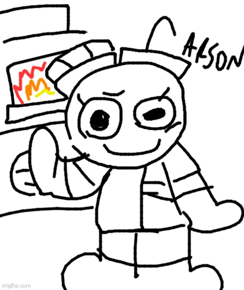 Bobette Wearing Undersized Chef Attire While an Oven Burns | image tagged in bobette,arson,dandy's world | made w/ Imgflip meme maker