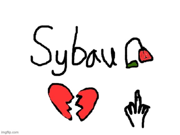 I made this | image tagged in sybau | made w/ Imgflip meme maker