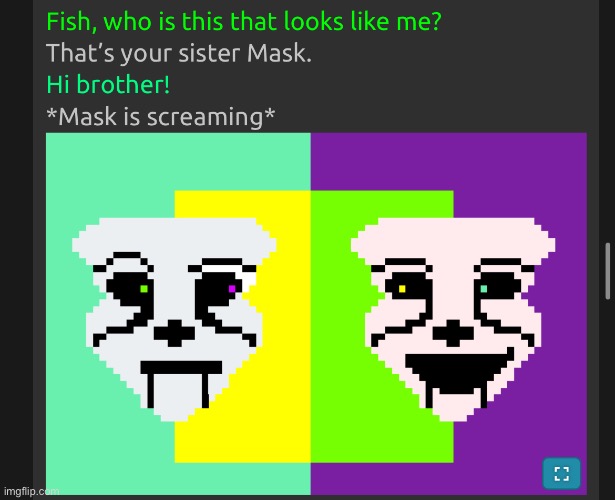 Ahh.. memories.. Masque meeting Mask!! | made w/ Imgflip meme maker