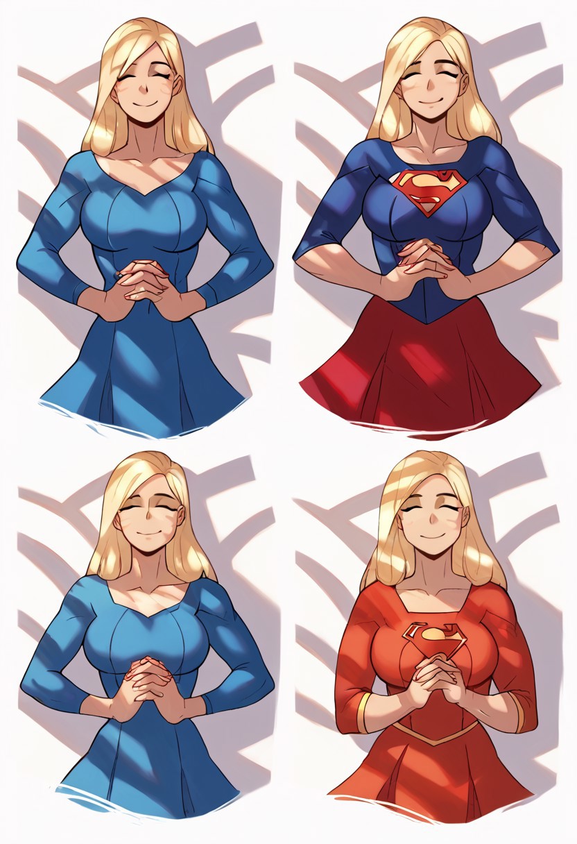 High Quality tomorrowverse supergirl Blank Meme Template