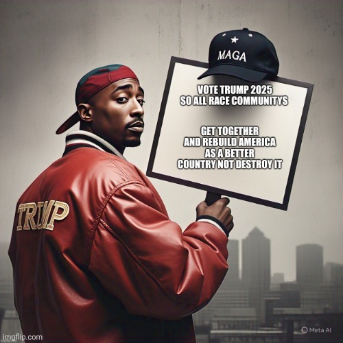Maga tupac | image tagged in maga tupac | made w/ Imgflip meme maker