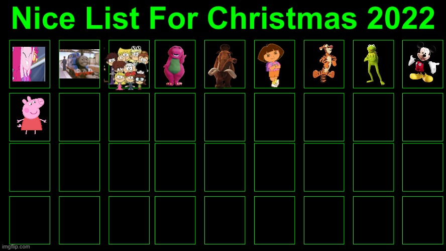 Nice list meme | image tagged in nice list meme | made w/ Imgflip meme maker
