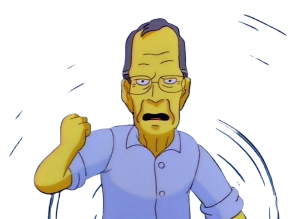 George Bush The Simpsons Blank Meme Template