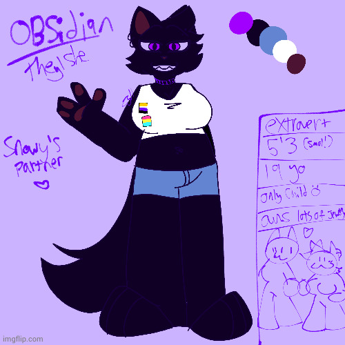 Obsidian (drawing by zyll from ibispaint) | made w/ Imgflip meme maker