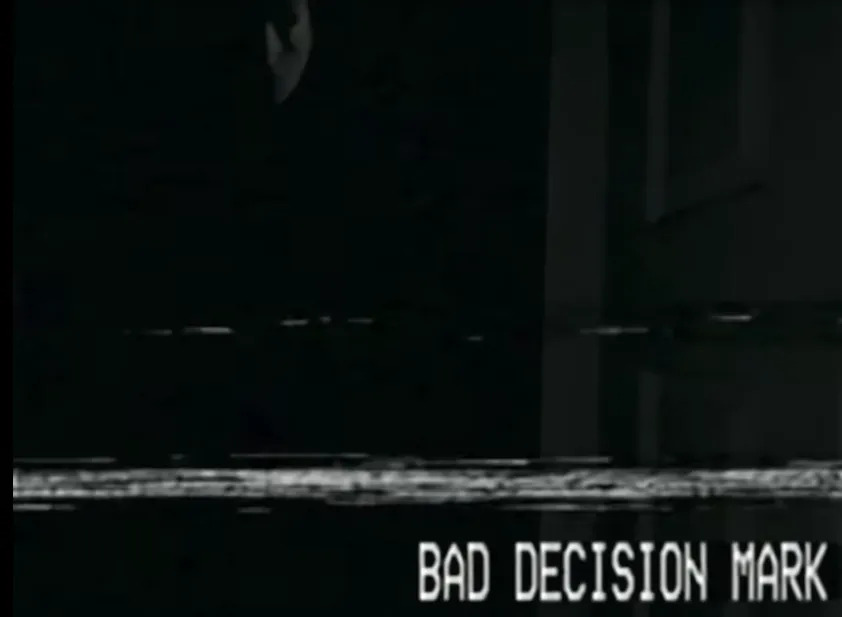 Bad Decision Mark Blank Meme Template