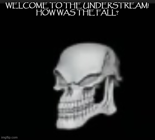 An idea temp for welcoming new users | WELCOME TO THE UNDERSTREAM!
HOW WAS THE FALL? | image tagged in bad to the boner,understream welcoming meme | made w/ Imgflip meme maker