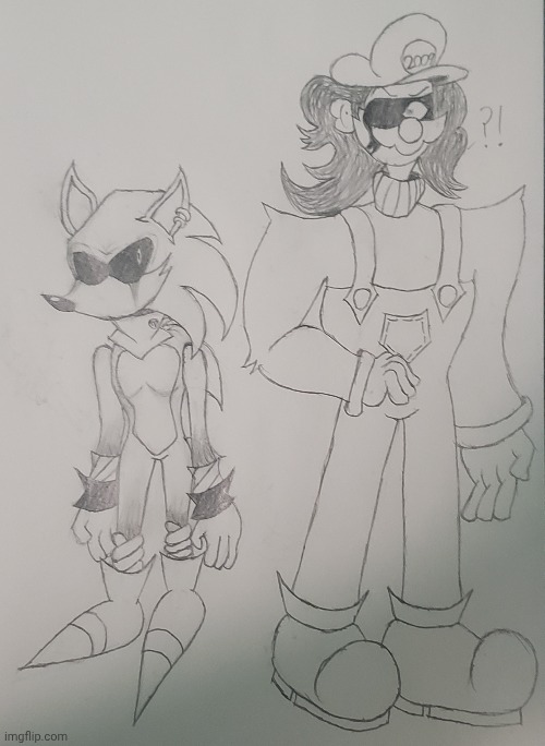 Hypothetical Sonic Mix | image tagged in sonic exe,exe,ocs,drawing | made w/ Imgflip meme maker