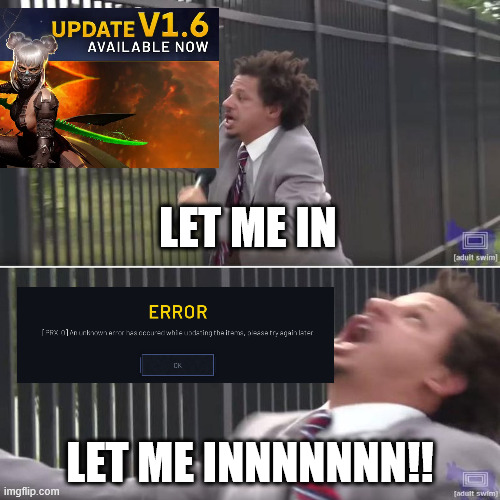 Eric Andre Let Me In (blank) | LET ME IN; LET ME INNNNNNN!! | image tagged in eric andre let me in blank | made w/ Imgflip meme maker