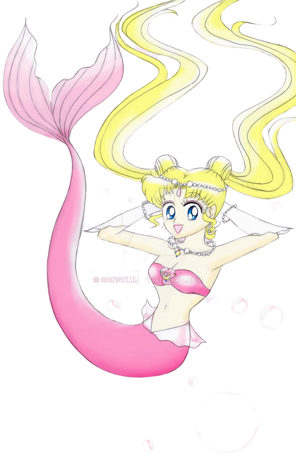 sailor mermoon Blank Meme Template