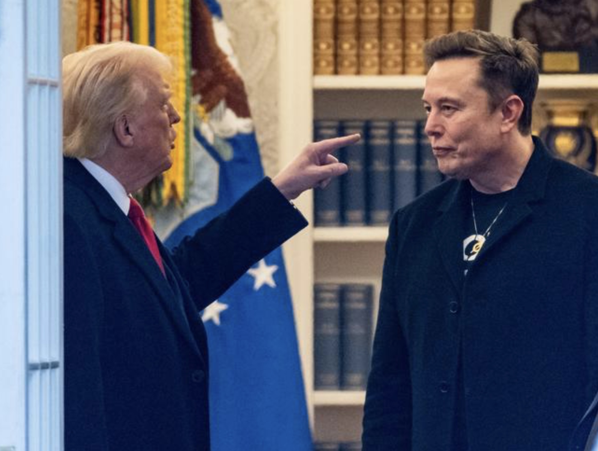 Trump Musk Blank Meme Template