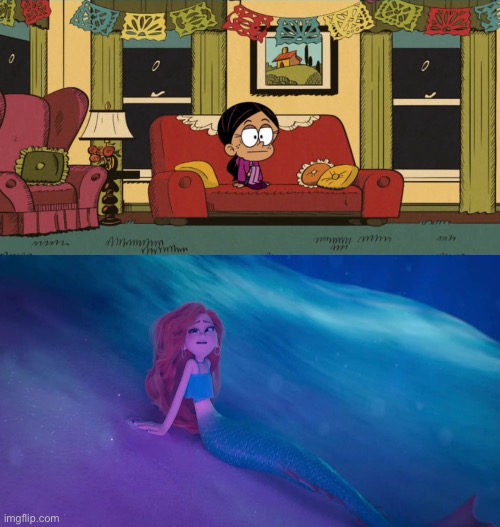 Ronnie Anne Watches Ruby Gillman | image tagged in ronnie anne,the loud house,ronnie anne santiago,loud house,nickelodeon,movie | made w/ Imgflip meme maker