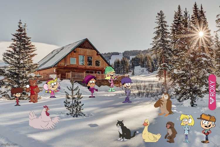 Part 3 | image tagged in the loud house,nickelodeon,lori loud,lincoln loud,ronnie anne santiago,snowboarding | made w/ Imgflip meme maker
