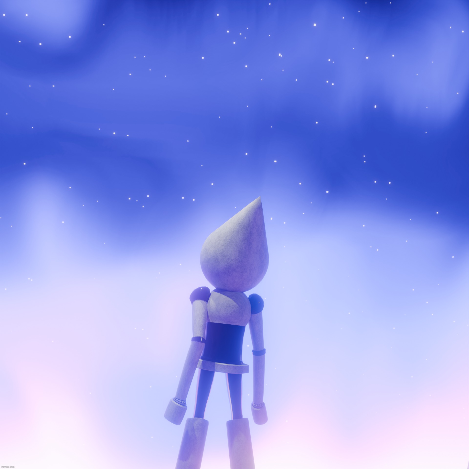 endless sky | image tagged in blender | made w/ Imgflip meme maker