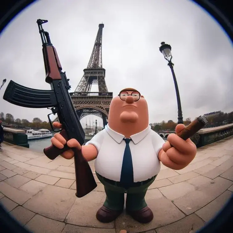 High Quality Peter griffin gun cigarettes thing Blank Meme Template