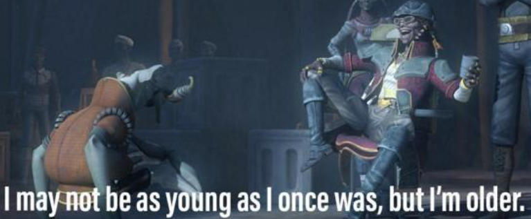 I may not be as young as I once was Blank Meme Template