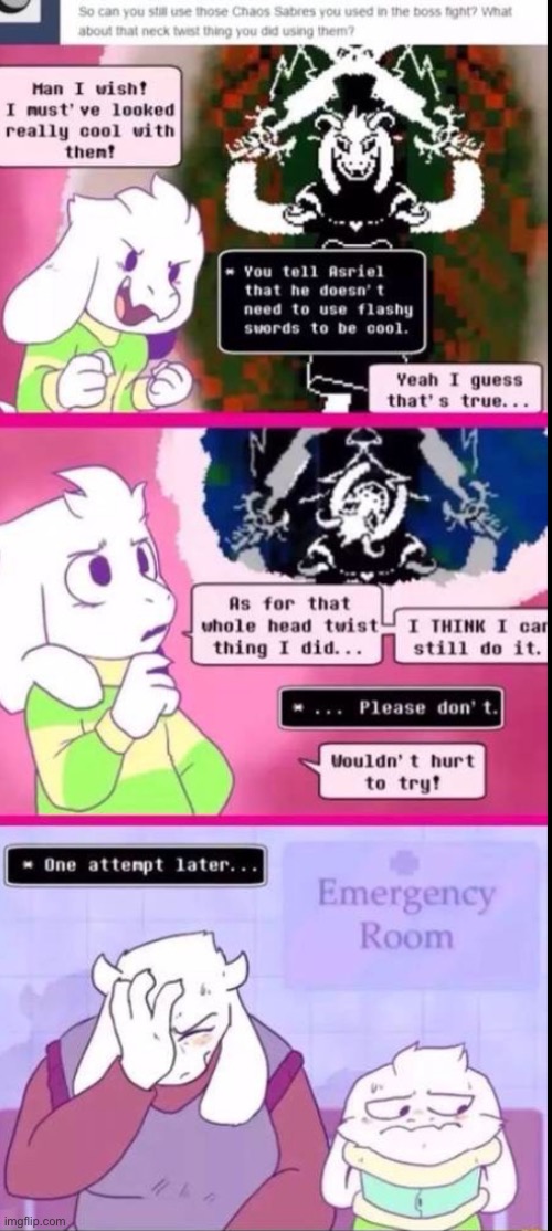 *neck snap sfx* | image tagged in idk,undertale | made w/ Imgflip meme maker