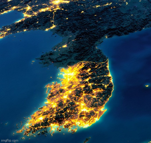 North vs South Korea | image tagged in north vs south korea | made w/ Imgflip meme maker