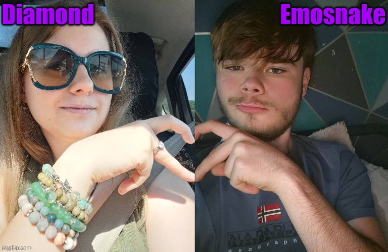 High Quality Diamond and ES shared couple temp Blank Meme Template