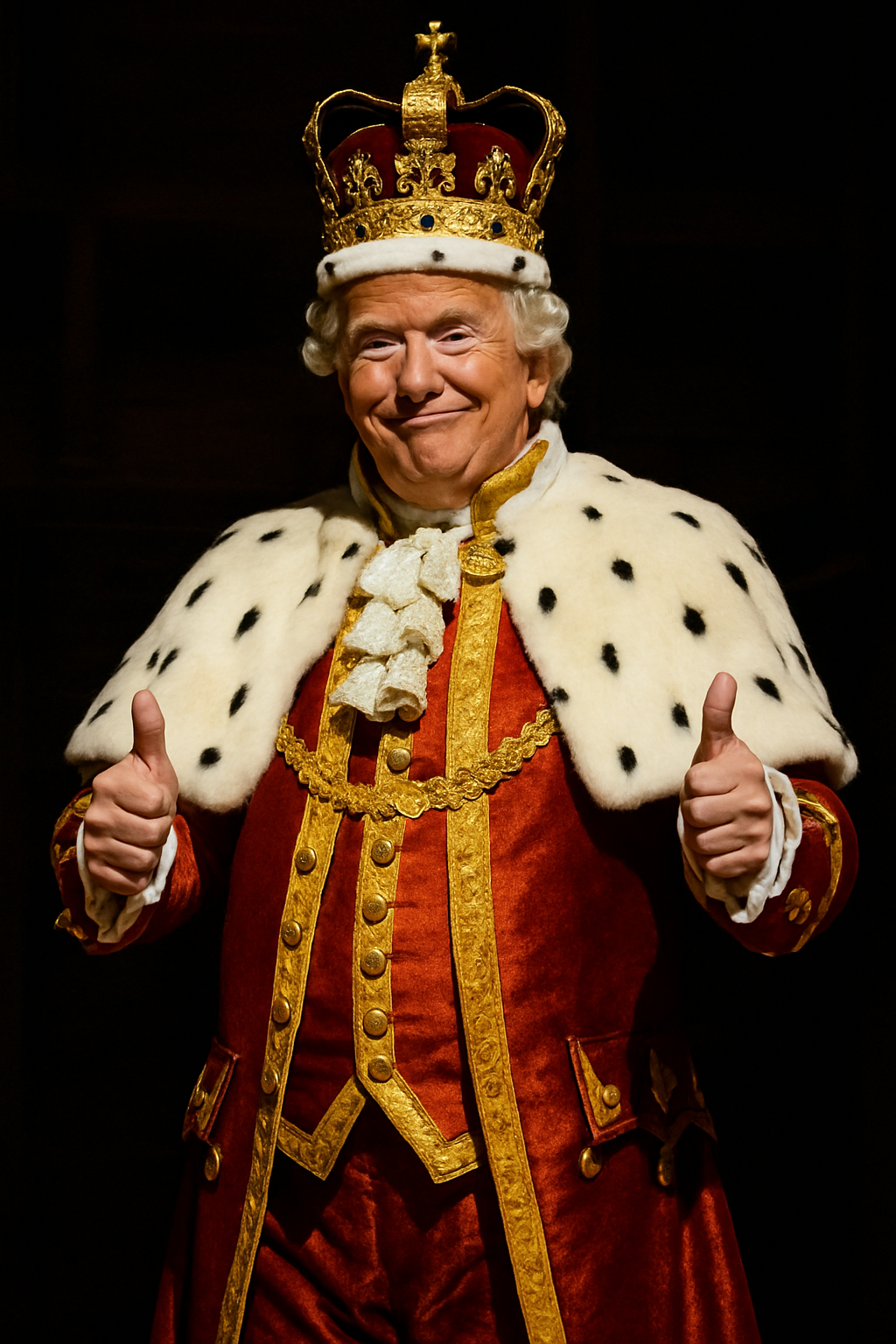 King Donald Blank Meme Template