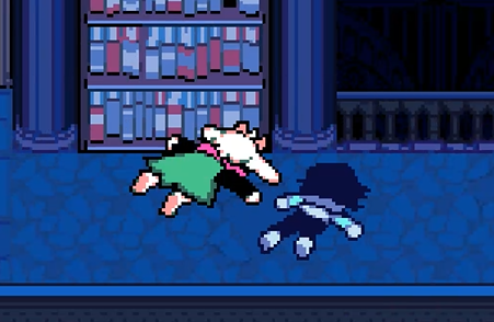 ralsei and kris social battery Blank Meme Template