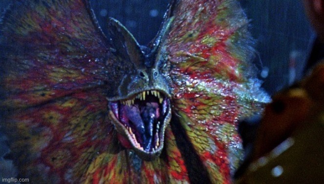 Dilophosaurus  | image tagged in dilophosaurus | made w/ Imgflip meme maker