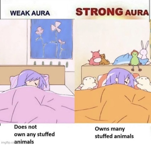 STRONG aura | image tagged in anime | made w/ Imgflip meme maker