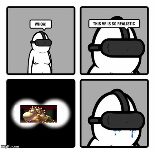 Whoa! This VR is so realistic! | image tagged in whoa this vr is so realistic | made w/ Imgflip meme maker