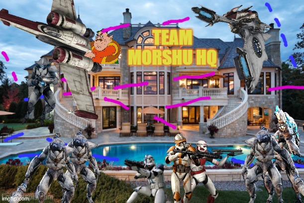 Team Morshu HQ | image tagged in team morshu hq | made w/ Imgflip meme maker