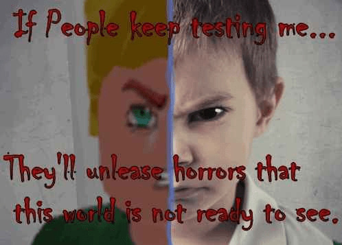 Don't test me >:( Blank Meme Template