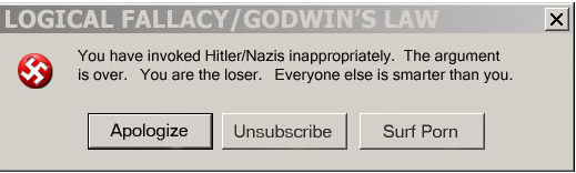 T.A. Gardner's Nazi meme JPP Hitler Godwin's law Blank Meme Template