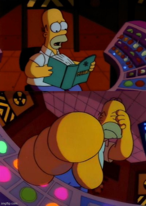 Homer chooses | image tagged in homer simpson button | made w/ Imgflip meme maker
