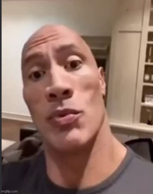suprised the rock | image tagged in suprised the rock | made w/ Imgflip meme maker