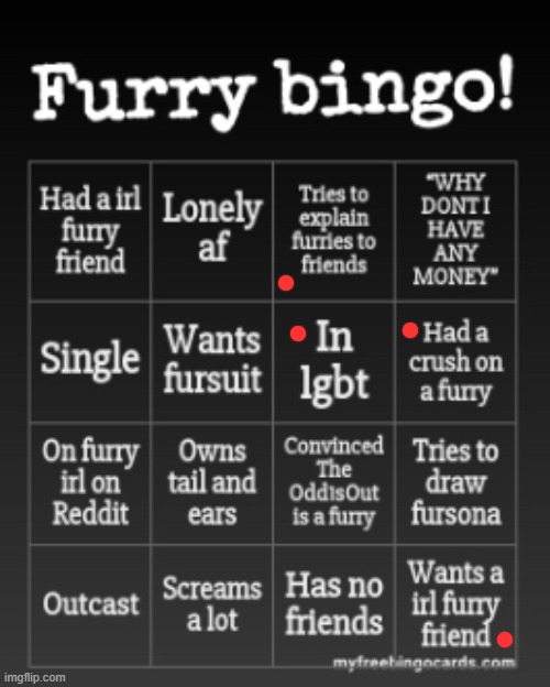 starflower image | image tagged in furry bingo | made w/ Imgflip meme maker