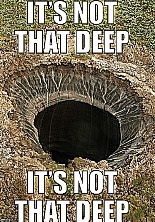 It’s not that deep | image tagged in it s not that deep | made w/ Imgflip meme maker