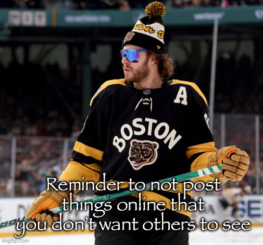 Internet rule of thumb | Reminder to not post things online that you don’t want others to see | image tagged in pasta | made w/ Imgflip meme maker