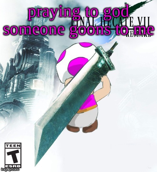 Final Hecate VII (thank you disco) | praying to god someone goons to me | image tagged in final hecate vii thank you disco | made w/ Imgflip meme maker