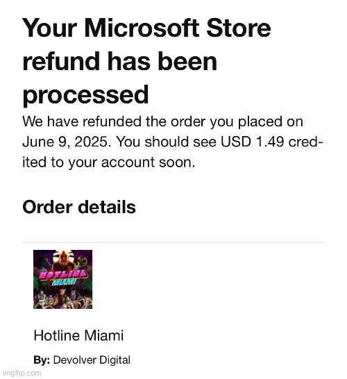 Sorry I refunded Hotline Miami | made w/ Imgflip meme maker