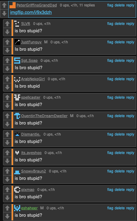 is bro stupid? Blank Meme Template