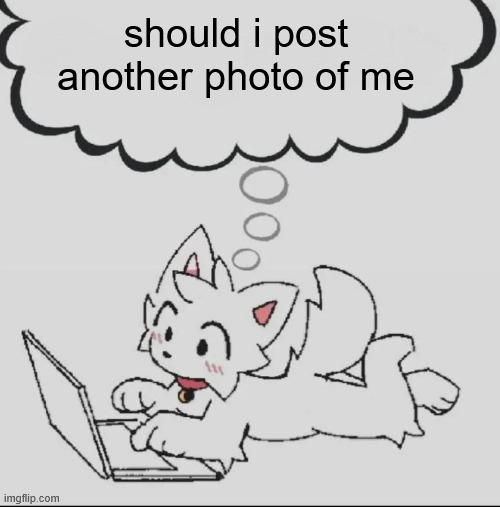 i'm feeling extra pretty today :3 | should i post another photo of me | image tagged in huh guh hwuh | made w/ Imgflip meme maker