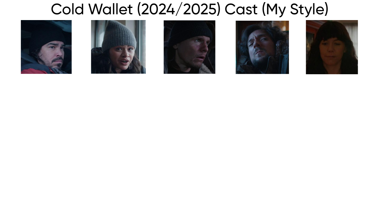 High Quality Cold Wallet (2024/2025) Cast (My Style) Blank Meme Template