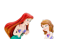 ariel and sofia Meme Template