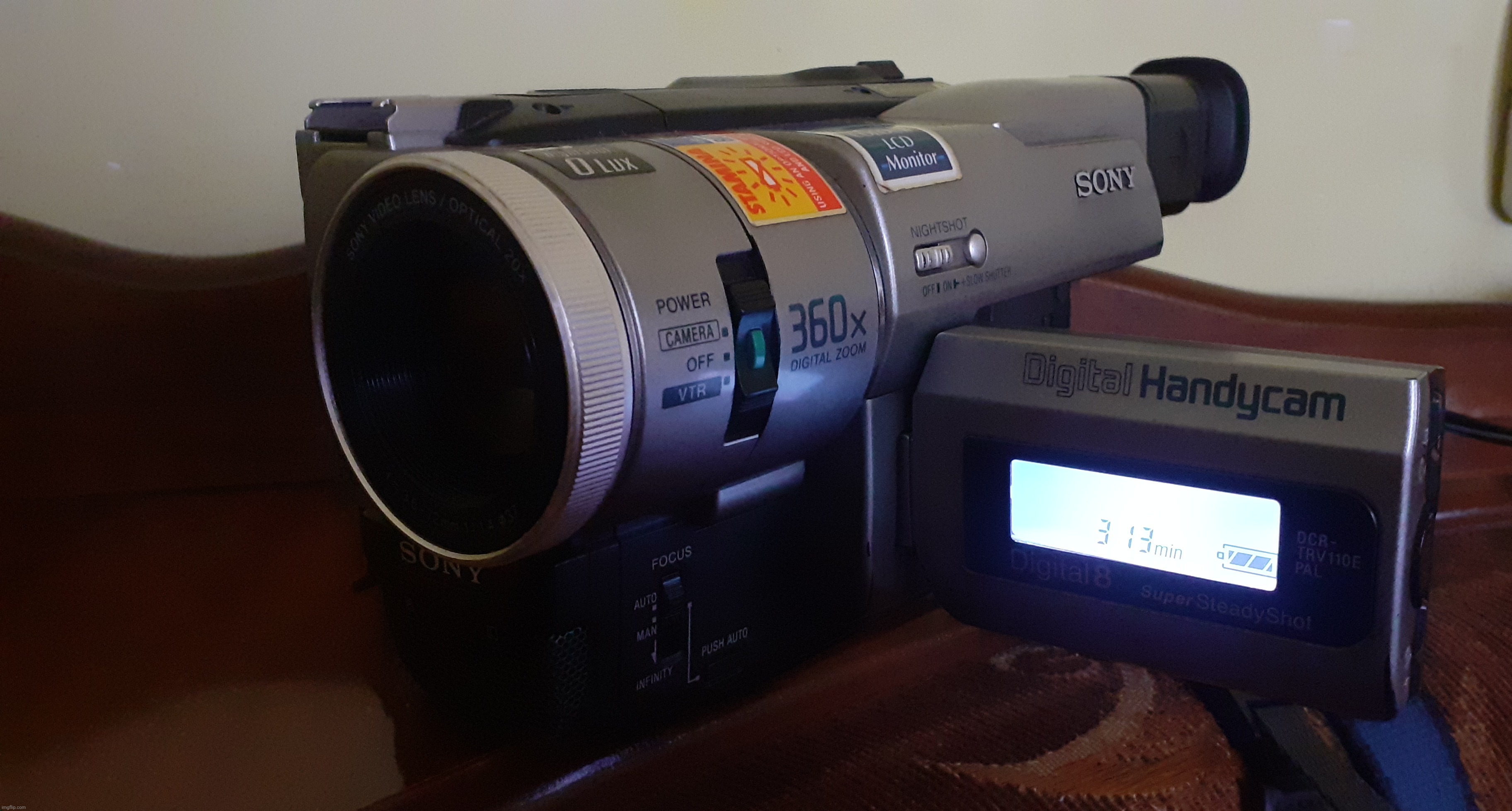 Sony Digital Handycam DCR-TRV110E | image tagged in sony,camera,memories | made w/ Imgflip meme maker