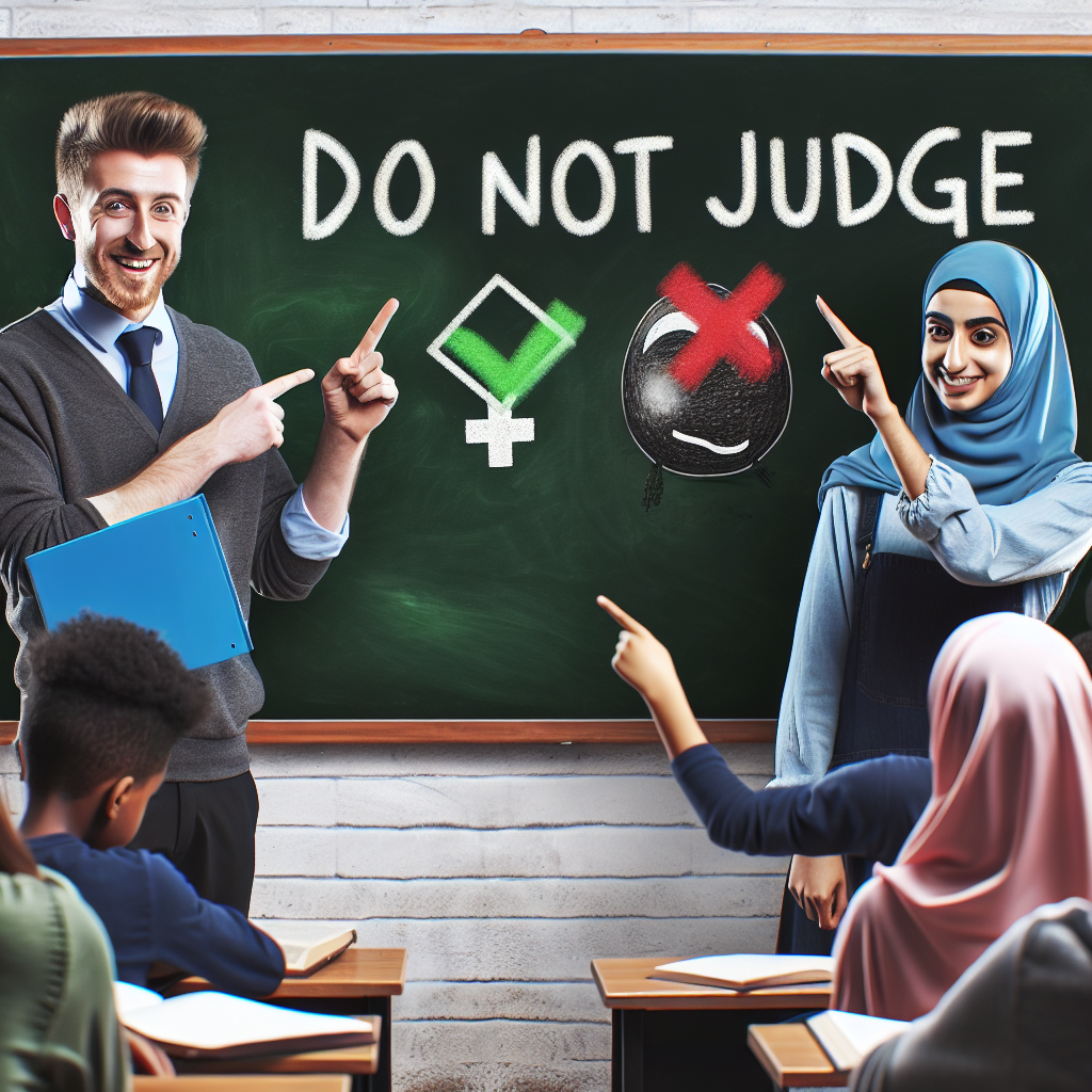 some teach do not judge (others, right from wrong) Blank Meme Template