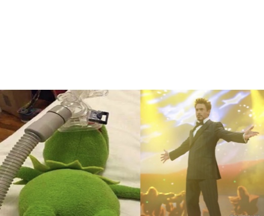 Life support / success Blank Meme Template