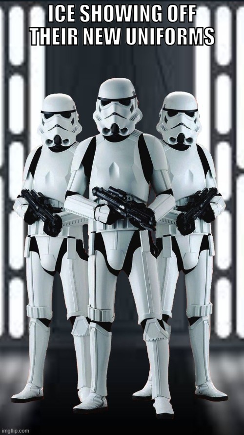 ICE SHOWING OFF THEIR NEW UNIFORMS | made w/ Imgflip meme maker